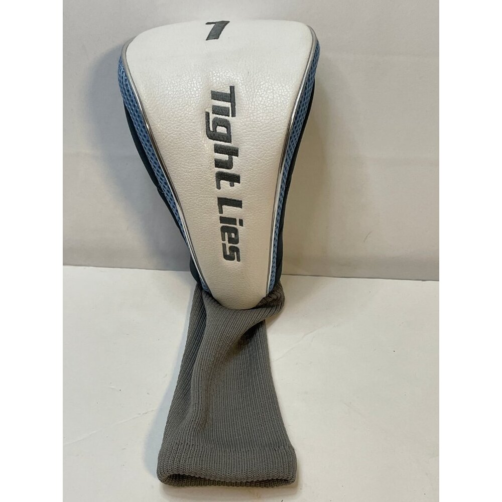 Adams Golf Tight Lies Club #1 cover sock 16" long white gray